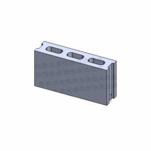 Hardox Mold 10×40 Thickness 30 Mm 3 Holes Closed