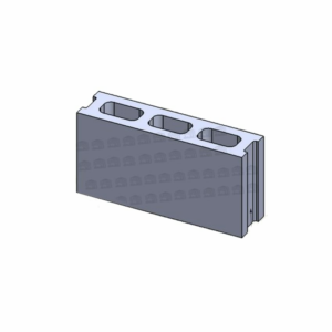 Hardox Mold 10×40 Thickness 25 Mm 3 Holes Closed