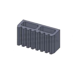 Block Mold 15×40, Thickness 25 Mm, Grooved Faces
