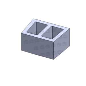 Hordy Mold 30 X 40 Thickness 40 Mm, Two Holes