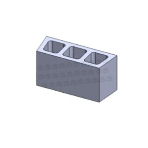 Hordy Mold 15 X 40 Thickness 25 Mm 3 Holes