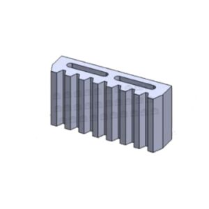 Block Mold 10×39 Thickness Of 25 Mm Grooved Faces