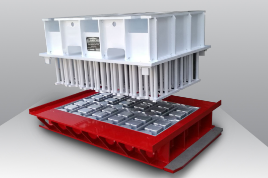 قوالب صب الحواجز الأسمنتية